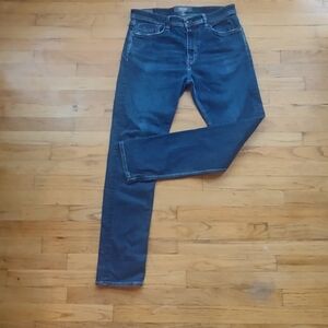 Revtown Decade Denim Mens 35x32 Taper Blue Jeans Denim Stretch